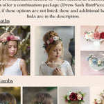 Lace and tulle Flower Girl Dress / Special Occasion Dress with Butterfly Cap Sleeve - The Little Kitten Boutique