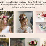 Lace and tulle Flower Girl Dress / Special Occasion Dress with Butterfly Cap Sleeve - The Little Kitten Boutique