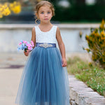 Rustic Lace Boho Style Flower Girl Dress - The Little Kitten Boutique