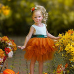 Cute as a Pumpkin - Girls Tutu Dress - The Little Kitten Boutique