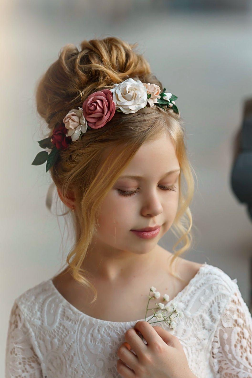 Dusty Blue and Sage Green tulle and lace Flower Girl dress - The Little Kitten Boutique
