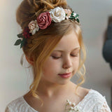 Dusty Blue and Sage Green tulle and lace Flower Girl dress - The Little Kitten Boutique