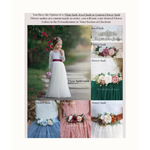 Long Sleeve Lace Tulle Flower Girl Dress for Fall Weddings - Burnt Orange - The Little Kitten Boutique
