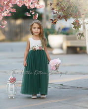 Sleeveless Lace and Tulle Flower Girl Dresses / Girls Special Occasion Dresses