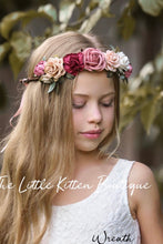 Floral Hair Wreaths on Grapevine / Wedding Hair Accessories