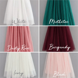 Blush Tulle High Low Flower Girl Dress / Girls Special Occasion Dress - The Little Kitten Boutique