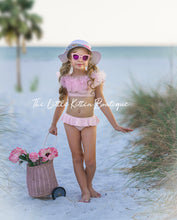 Pink Ruffle Swimsuit - 2 piece bathing suit