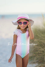 Pastel Rainbow Swimsuit - 1 piece bathing suit
