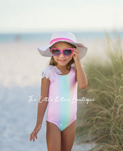 Pastel Rainbow Swimsuit - 1 piece bathing suit