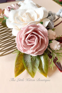 Hair Combs with Flowers for Weddings