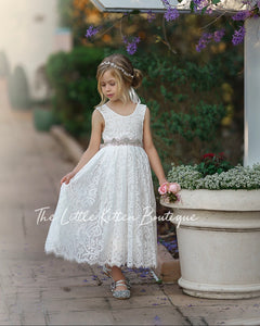Lace Flower Girl Dress