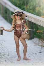 Girls Leopard Swimsuit - 1 piece bathing suit