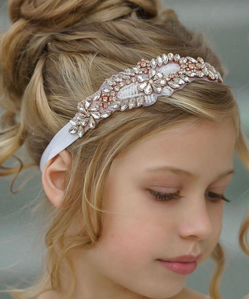 Sleeveless Tulle and Lace Flower Girl Dress - The Little Kitten Boutique