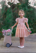 Flower Girl Dress / Special Occasion Dress for Girls, with Ruffle Sleeve