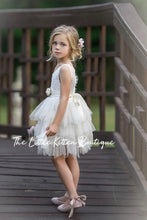 Tulle and lace flower girl dress / special occasion dress