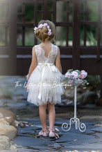 Tulle and lace flower girl dress / special occasion dress