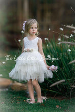 Tulle and lace flower girl dress / special occasion dress